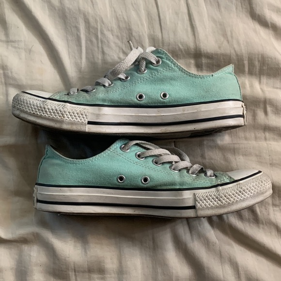 Converse Shoes - Light Teal Converse Chuck Taylors